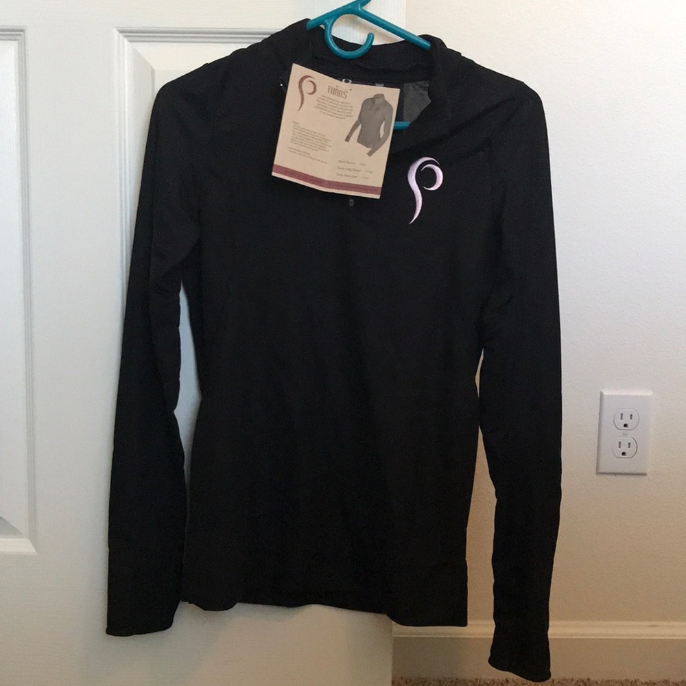 Prois black long sleeve Polo